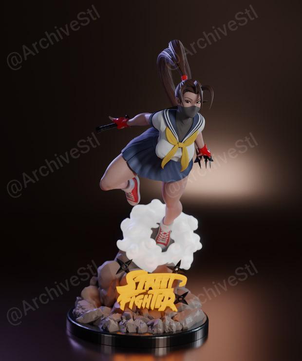 《街头霸王3》忍者女孩伊吹 3D打印图纸